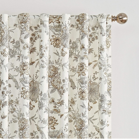 Waverly 84-in Fumo Block Room Darkening Standard Lined Rod Pocket Single Curtain - Picture 2 of 4